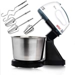Electric Stand Mixer Stand Cake Mixer Hand Whisk 7 Speed Food Mixers Handheld Egg Beater Blenders
