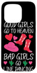 iPhone 15 Pro Line Dancing Dance Teacher Girl Good Girls Go To Heaven Bad Case