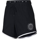 Nike Dry GRX Shorts Femme, Black/White/White/White, FR : L (Taille Fabricant : L)