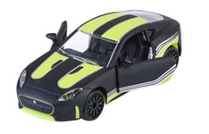 Majorette 212084009 - Racing Cars - Jaguar F-Type R - Matte Black/Green - New