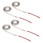 4x 60-3528 SMD Vattentät LED-Ljusremsa DC12V (vit) 1m