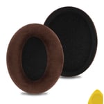 Geekria Replacement Ear Pads for Sennheiser PC350 SE, HD380 Headphones (Brown)