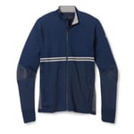 Smartwool Mens Intraknit Merino Tech Full Zip (Blå (DEEP NAVY) Large)