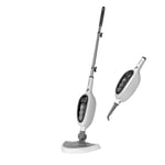 Daewoo 12 In 1 Steam Mop, Handheld, Easy-To-Use Swivel Head, Kills Bacteria, Corded, Overheat Protection, 1300W, Filled With Attachments For Multi-Purpose Use Around Your Home, Clothes And Car