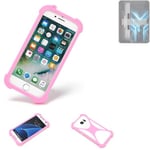 protective ring for Cubot X70 Silicone Case Softcase Bumper pink