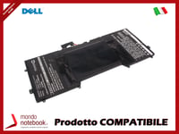 Batterie PowerQ pour DELL XPS 12 9Q23 5800 MAH 7.4V P/N 0489XN Noir