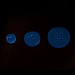 Blue Acrylic Game Status Discs  55mm (5 st)