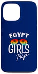 Coque pour iPhone 13 Pro Max Egypt Girls Trip Travel Vacation Femme Égypte