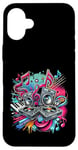 Coque pour iPhone 16 Plus Cool Urban Hip Hop Rock Musique streetwear graffiti DJ graphique