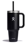 Hydro Flask 40oz (1.18L) All Around Travel Tumbler w/ Straw Lid Black