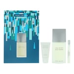 Issey Miyake Mens L'eau D'Issey Pour Homme Eau de Toilette 125ml + 10ml + Shower Gel 50ml - One Size