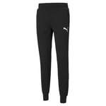 Puma Mens Essentials Logo Sweatpants - Black - Size X-Small