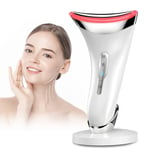 Face Massager Facial Lifting Device: Electric Neck Lift Machine 45°C Heat EMS Microcurrent Massage - 3 LED Face Toning Devices Wand Anti-Wrinkle - Anti-Aging Face Sculpting Device for Women Neck Care