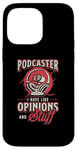 iPhone 14 Pro Max Podcaster I Have Like Opinions Podcast Microphone Podcasting Case