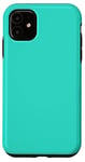 iPhone 11 Simple Turquoise Color Case