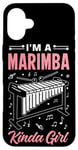 iPhone 16 Plus Funny Marimba Instrument Pun for a Marimba Player Case