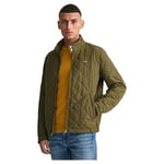 GANT Men's Quilted Windcheater Jacket, Juniper Green, L