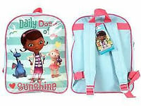 DOC MCSTUFFINS Sunny Days Backpack School Bag McStuffin Pink Rucksack