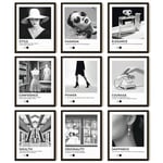 97 Decor Boujee Room Decor - Black And White Wall Art Posters, Black And White Pictures for Wall Decor, Vintage Fashion Prints Photos Artwork, Black Room Decorations for Women (8x10 UNFRAMED)