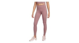 Collant long femme nike dri fit one marron