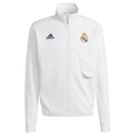 Real Madrid Jakke Anthem - Hvit - adidas, størrelse Large