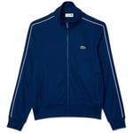 Sweat-shirt Lacoste  VESTE DE SURVÊTEMENT PARIS  EN PIQUÉ BLEUE