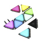 Corsair iCUE LC100 Case Accent Lighting Panels - Mini Triangle - 9x Tile Expansion Kit (81 RGB LEDs with Light Diffusion, Simple Magnetic Attachment) Clear