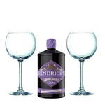 Hendrick’s Grand Cabaret Gin 70cl 43.4% ABV & 2 Copa Glasses Limited Edition NEW