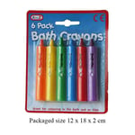 Children Bath Time Crayons Baby Kids Fun Crayon Safe Draw Learn Imaginative X 6