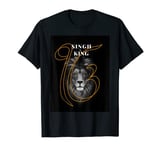 Indian/Punjabi/Sikh artwork - "Singh is King" T-Shirt