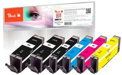 PEACH Ink PEACH Canon PGI-570/CLI-571  REM  Multi-Plus  PI100-337 6x ink: 2x bk 1x phb