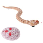 Novelty Remote Control Snake Rattlesnake Animal Trick Terrifying Mischief Toy Remote Control Snake April Fools Day Party Games Dreadful Box robo Snake Robot Snake Remote Control Spider cat Snake Toy