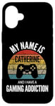 Coque pour iPhone 16 Plus Mon nom est Catherine et j'ai un ajout de jeu