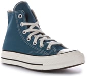 Converse A05589C Chuck 70 Hi Top Lace Up Canvas Mens Trainer Teal UK 6 - 12