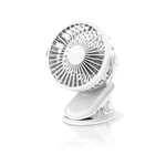 Eden pulse Ventilateur à clip 4 W, pratique, recharge USB, veilleuse