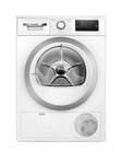 Bosch Series 4 Wtn83203Gb 8Kg Load Condenser Tumble Dryer - White