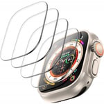 2-PACK Apple Watch 49mm Ultra Härdat Glas 0.2mm 9H Transparent