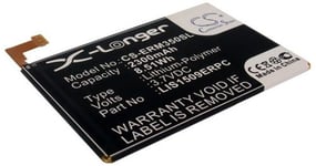 Yhteensopivuus  Sony Ericsson C5303, 3.7V, 2300 mAh