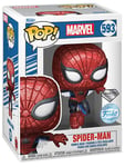 Figurine Funko Pop - Marvel Comics N°593 - Spider-Man - Diamant (68371)