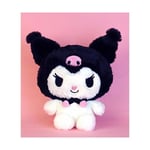 SANRIO Fluffy Kuromi Stuffed Toy Plush S Size Height 23cm / My Melody Charac FS