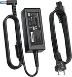 45W Chargeur Hp Ordinateur Portable,19.5v 2.31A Chargeur PC Hp, Remplacement Chargeur Adaptateur Secteur Pour HP Stream 11 13 14 Series;Split 13 Pavilion X360 M3 11 13 15;Elitebook Folio