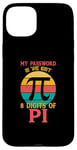 Coque pour iPhone 15 Plus My Password Is The Last Digits Of Pi Rétro Math Student