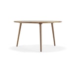 Stolab Miss Tailor dining table round Ø130 cm Oak naturell oil fixed disk