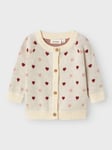 Lil' Atelier Baby Cardigan | str 56-86 | Knitted Lil, Rosa