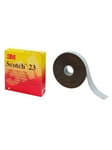 3M Scotch® 23 tape sort selv-vulkaniserende gummi tape m/sort liner. 19 mm x 9.15 m. 0.76 mm tyk. Lever