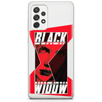 ERT GROUP Coque de téléphone Portable pour Samsung A52 5G / A52 LTE 4G / A52S 5G Original et sous Licence Officielle Marvel Motif Black Widow 012, partiel imprimé