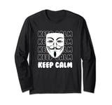 Project Zorgo Keep Calm Anonymous Mask Long Sleeve T-Shirt