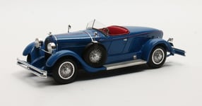 MATRIX SCALE MODELS - Voiture de 1927 couleur bleue - DUESENBERG Model X McFa...