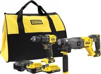 Stanley Stanley V20 Power Tool Kit Sfmck216mds (Sfmcd715 + Sfmch900) 1X4.0Ah 1X2.0Ah