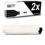 2x Eurotone Toner Black for OKI MC-853-dnv MC-873-dnct MC-853-dnct